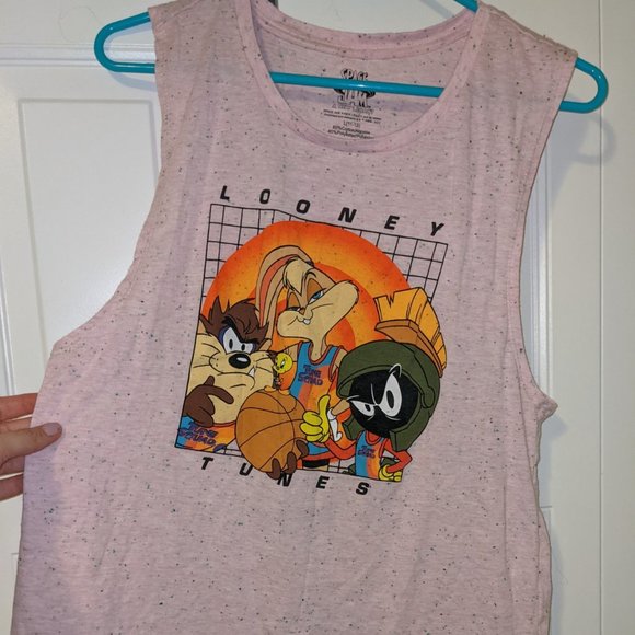 🏀 Space Jam Looney Tunes Muscle T - Picture 1 of 5